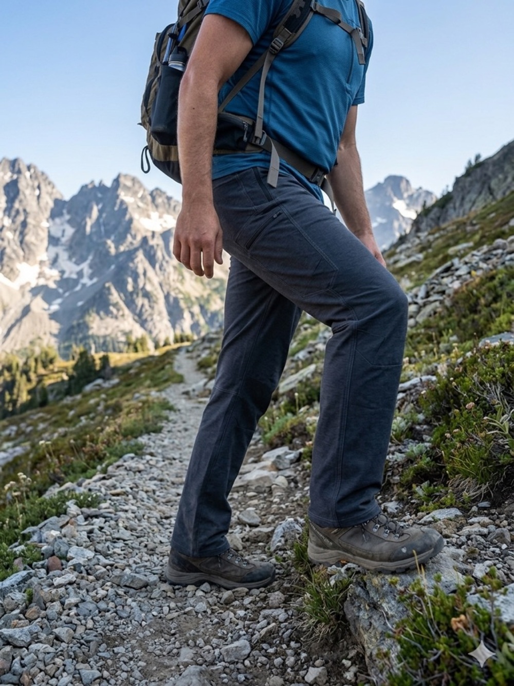 Kuhl Deceptr Pants Mens 40x30 Graphite Gray Hiking Outdoor Articulated Knees